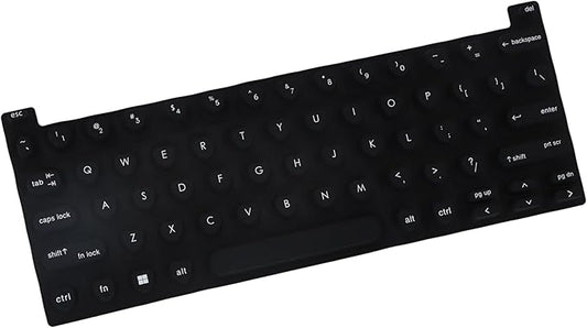 Raised Keyboard Cover for Long Nails, Heart Shaped Keyboard Protective Cover Nail Beauty Keyboard Compatible with HP EliteBook x360 G9 14" etc. (Black)