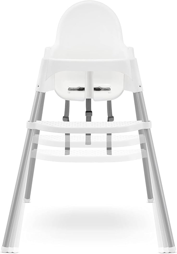 ZHBHSH High Chair Foot Rest, Adjustable, Non-Slip PP, Compatible with IKEA Antilop High Chair (Pink)