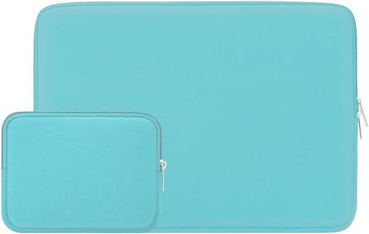 RAINYEAR 13 Inch Laptop Sleeve Case with Accessories Pouch, Compatible with 13.3" MacBook Air/Pro M1 M2 M3 M4 M5 A3449 A3240 A3113 A2681 A2338 (Blue)