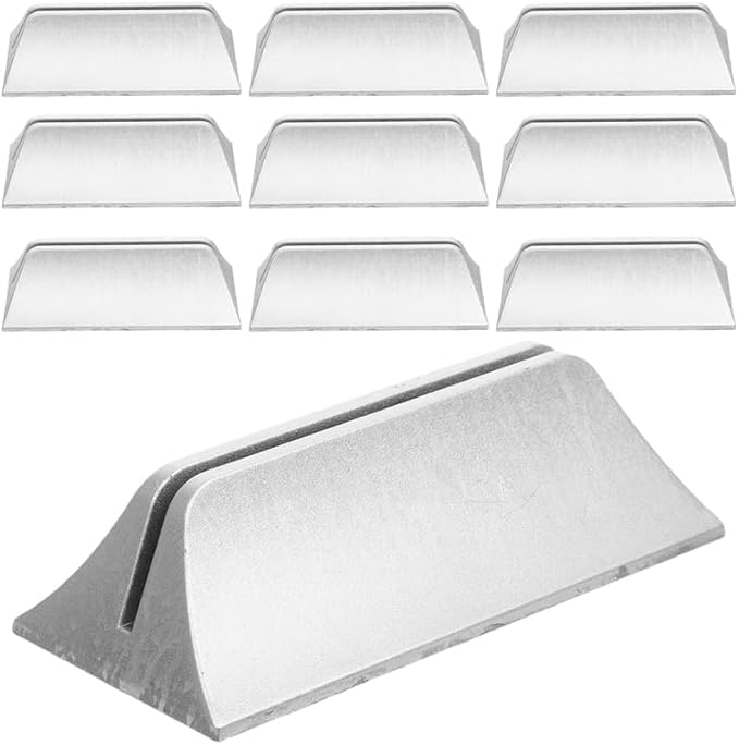 COHEALI Adjustable Desk Divider Bracket Clip 10-Pack Desktop Privacy Panel Clamp for Office Desk Partition Support Stable Screen Holder 5.5X2.6X2.0In