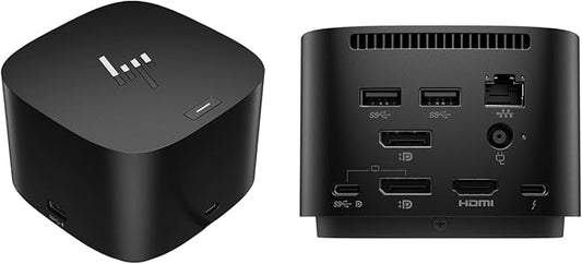 HP Thunderbolt 4 Dock 120W G4, 13-in-1 USB C Docking Station with Max 100W Charging, 4 Displays 4K Display, Ethernet Port, 6 USB Ports, HDMI, 2 Displayport for Laptop, MacOS, ChromeOS, PC