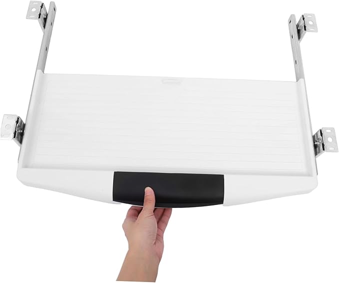 Homoyoyo Slide Out Platform with Pen Holder for Efficient Workspace Organization Material for Home and Office Use