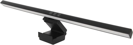 Monitor Light Bar Desk Light Bar 3 Switchable Light Modes Stepless Dimmable Touch Control Computer Screen Light Bar for Office Home White (Black)