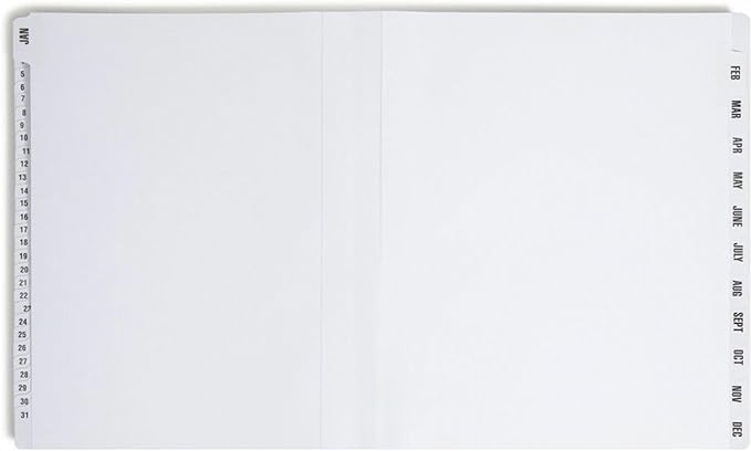 Smead Desk File/Sorter, Daily (1-31) and Monthly (Jan-Dec), 43 Dividers, Letter Size, Dark Blue (89235)
