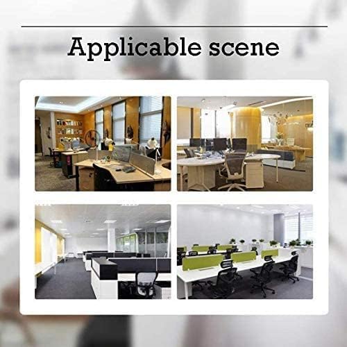 Sneeze Guard Support Clips for 1/8" to 0.51" Thick Panel, Adjustable Desk Divider Clips, Aluminum Desk Partition Clamp, Acrylic Plexiglass Partition Clips Black, Desk Privacy Panel Clamps 6 Pack