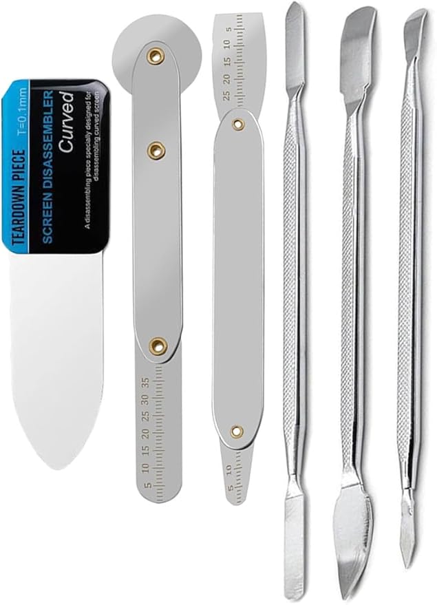 6PCS Metal spudger, Pry bar Tool kit, Screen Repair Tool,Phone Repair Tool kit, Used for Repairing laptops, Mobile Phones, Tablets, Computers, and Electronic Products