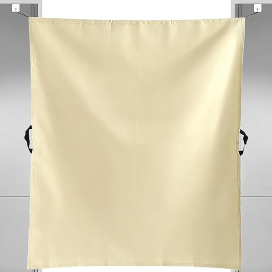 40" W x 48" H Cubicle Curtain for Office Privacy Curtains for Room Divider Door, Desk Shade for Cubicle to Block Ligh, Temporary Door for a Room Privacy, 1Pcs with 4 Hook, Beige