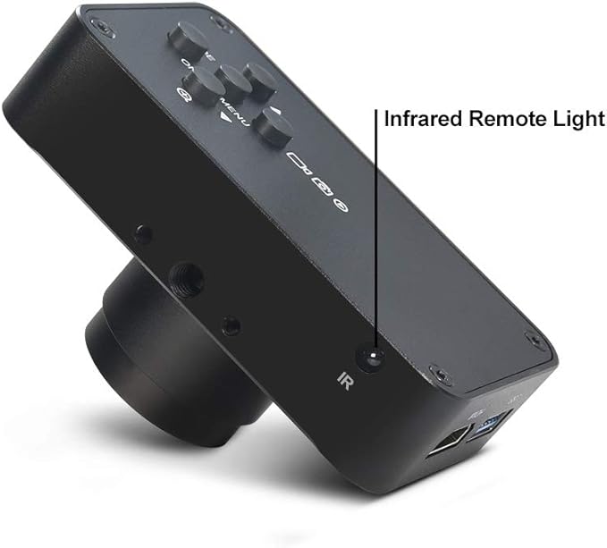 MOKOSE 12MP HDMI Camera 1080P USB HD Streaming Webcam, Recording 4K@30FPS Industry C/CS-Mount Camera with 3.2mm No Distortion Manual Lens