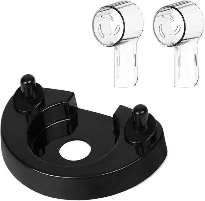 Electric Toothbrush Stand, Compatible for Oral B IO Toothbrush Storage Rack Brush Head Holder Charging Dock Rack(Black)