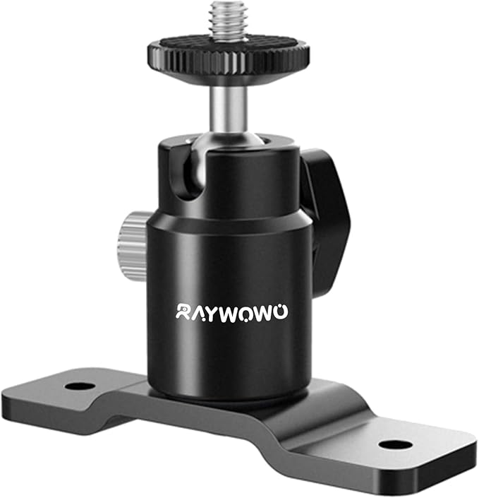 T Shape Adjustable Metal Camera Wall Mount,Speaker Wall Mount, with 1/4" Screw, 5/8" Stud, Indoor/Outdoor Mounting for Arlo, Eufy, Camera & Monitor & CCTV & Speaker & VR Base Station