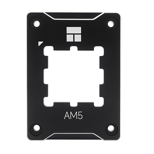 AM5 CPU Contact Frame, Anti-Bending CPU Bracket with Curved Pressure Plate for AMD AM5