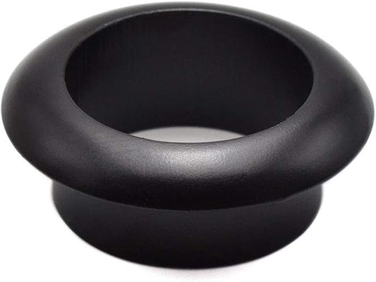1 Inch(25mm) Zinc Alloy Desk Hole Cover Grommets Black Wire Cord Cable Organizer for Computer Desk Cabinet