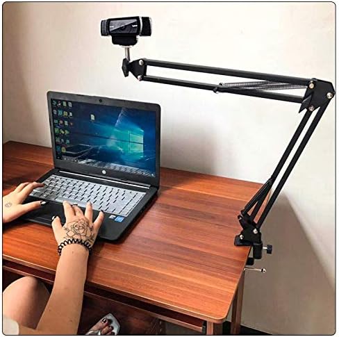 AceTaken Webcam Stand Kit, 2in1 Wall Mount and Clamp Arm Holder for Logitech C920 C920s C922x C930e C925e Brio