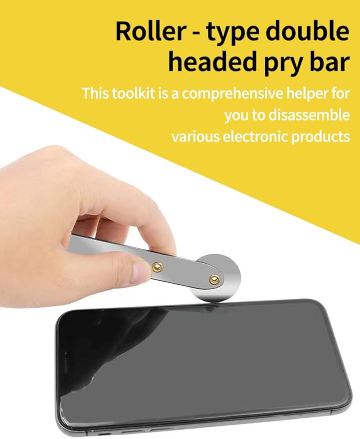 6PCS Metal spudger, Pry bar Tool kit, Screen Repair Tool,Phone Repair Tool kit, Used for Repairing laptops, Mobile Phones, Tablets, Computers, and Electronic Products