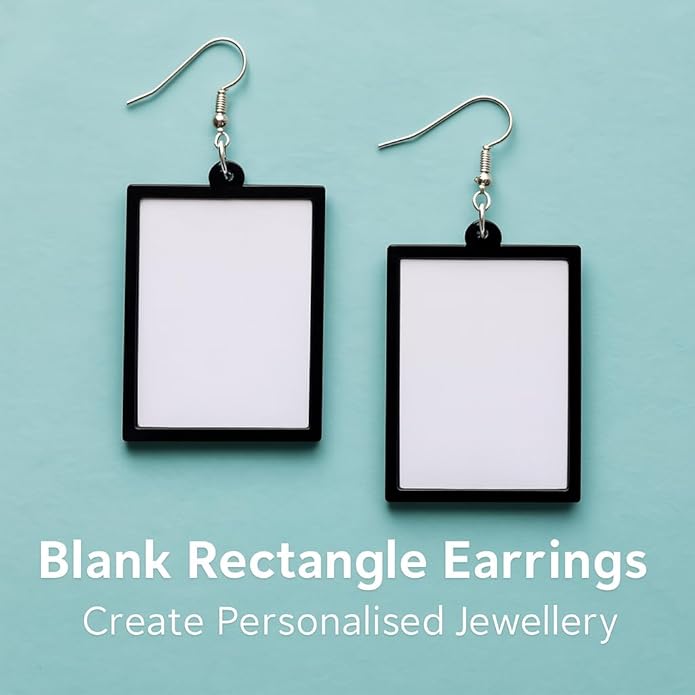 Writable Message Board Earrings for Women, Cute DIY Whiteboard Drop with Marker, Custom Funny Note Jewelry for Daily Inspiration and Gifts