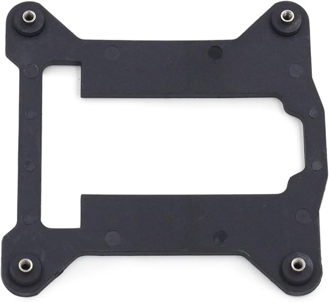 Plastic CPU Backplate, Heatsink Holder Radiator Base Insulation Bracket for Intel LGA 1150 1151 1155 1156