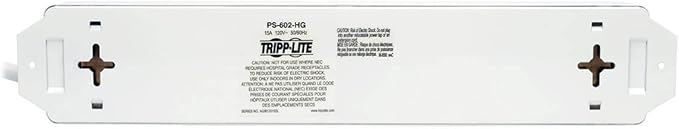 Tripp Lite Medical-Grade Power Strip, 6 Hospital-Grade Outlets, 15 ft. Cord, UL 1363 (PS-615-HG)