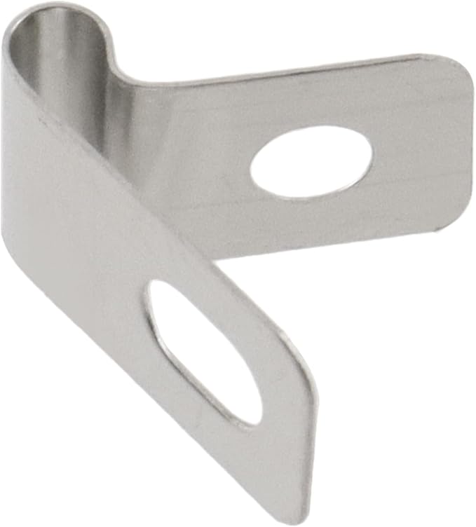 Antrader R-Type Cable Clips,3mm/0.12" Cable Clamps with Screws,304 Stainless Steel,100Pcs