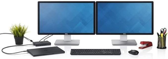 DELL WD15 Monitor Dock 4K with 130W Adapter, USB-C, (450-AFGM, 6GFRT) (Renewed)']