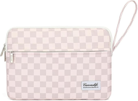 15.6-inch Notebook case, Waterproof and Shockproof Protective Computer case, can be Used to Cover Shopping cart Cases. The Notebook is Compatible with Lenovo, ASUS and HP (Neutral Checker)