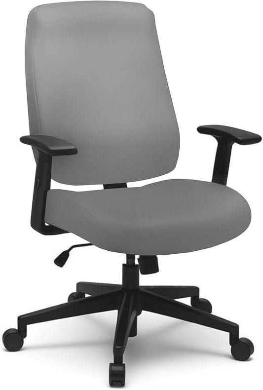 Office Chair Covers - 2 Piece Protective Stretchable Chair Seatcovers Stretch Chair Slipcover, Removable Washable Universal Armchair Cover Slipcover Chair Seat Cover Protector Cover