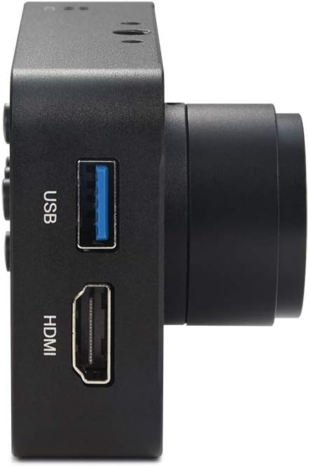 MOKOSE 12MP HDMI Camera 1080P USB HD Streaming Webcam, Recording 4K@30FPS Industry C/CS-Mount Camera with 3.2mm No Distortion Manual Lens