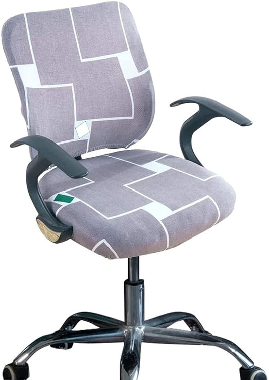 Melaluxe Computer Office Chair Cover - Protective & Stretchable Universal Chair Covers Stretch Rotating Chair Slipcover