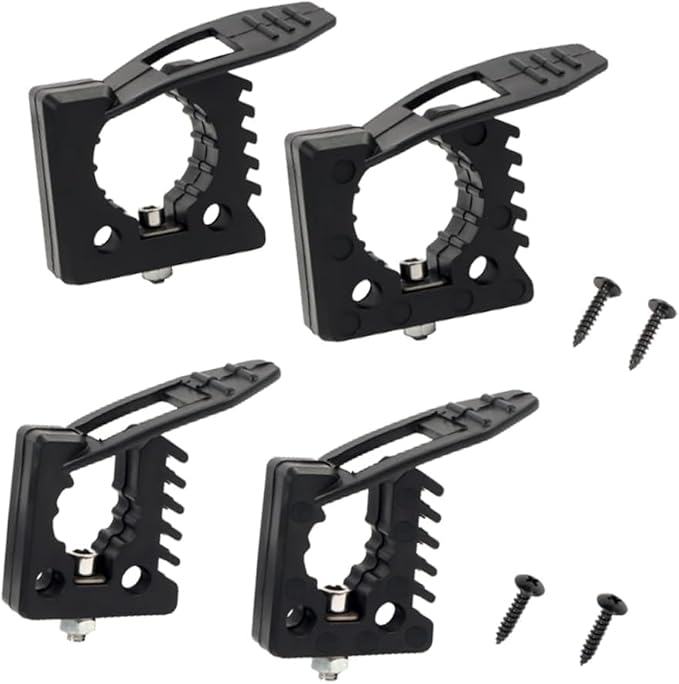 HIGH FLYING Car Molle Panel Cargo Rack Shelf Quick Fist Clamps Mounting Tool Accessories (Kit of 4pcs)