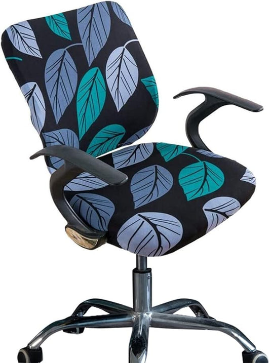 Melaluxe Computer Office Chair Cover - Protective & Stretchable Universal Chair Covers Stretch Rotating Chair Slipcover