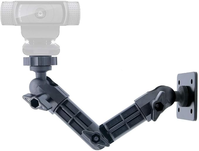 AceTaken StreamCam Wall Mount, Webcam mounting Bracket Compatible with Logitech StreamCam, Razer Kiyo Streaming Webcam,Security Camera