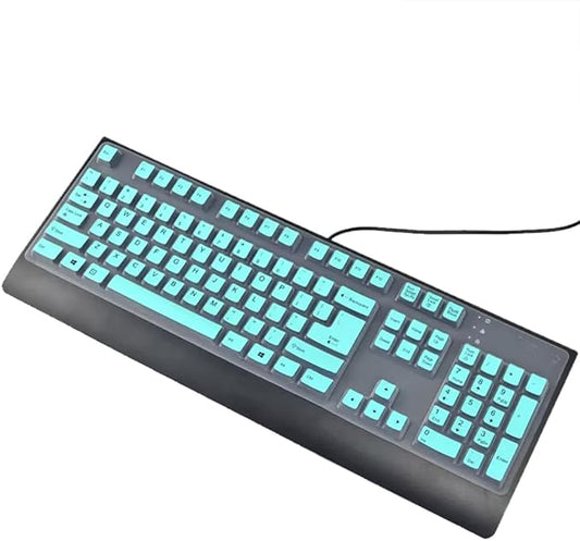Keyboard Skin Compatible with Lenovo Preferred Pro & Preferred Pro II Wired Keyboard 4X30M86879 4Y9400 73p5220 41A5289 54Y9400, sk-8813/8825/8820/1619/8827/8817, ku-0225, KB-1021/1468, ekb-425a (Mint)