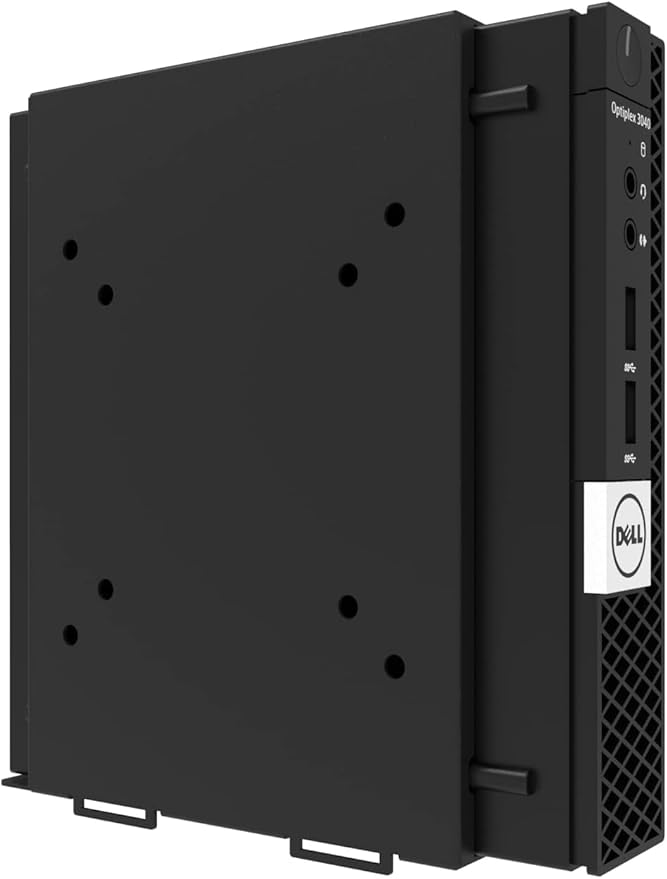 JINGCHENGMEI 2 Pcs of Wall Mount Compatible with Dell OptiPlex Micro Form Factor Case, Fits MFF 7070, 7060, 7050, 5070, 5060, 5050, 3040, 3046, 3050, 3060, 3070 and More (2)
