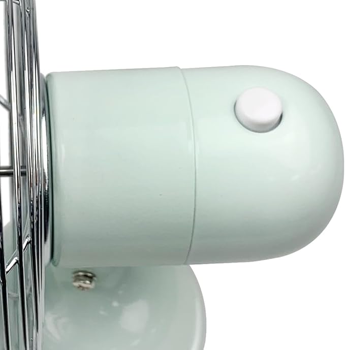 Good Housekeeping (92513) All-Metal USB-Powered 5" Oscillating Personal Fan (Breezewave)