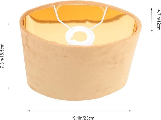 Lamp Shade for Table Lamps Ceiling Cylindrical Light Covers Clip on Lampshades for Light Shell Cover Lampshades Replacement Shades Equipment Cover