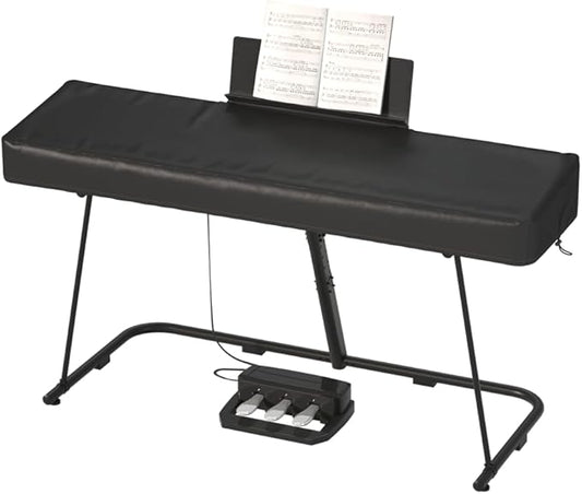 61/88 Keys Electric Piano Keyboard Dust Cover - Waterproof, Dustproof, Scratch-Resistant, Adjustable Fit, Machine Washable - 51.2"(L) x 14"(W) x 5"/4"(H)