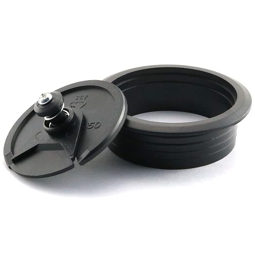 HJ Garden 2pcs 2-3/8 inch Desk Wire Cord Cable Grommets Hole Cover for Office PC Desk Cable Cord Organizer Plastic Cover Black