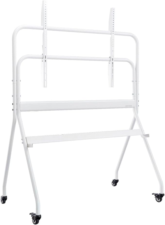Rolling TV Stand with Wheels for 35-100 Inch TVs, Mobile TV Cart - Portable Monitor Stand, Max 198lbs, VESA 800x600mm