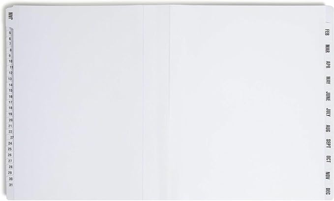 Smead Desk File/Sorter, Daily (1-31) and Monthly (Jan-Dec), 43 Dividers, Letter Size, Dark Blue (89235)