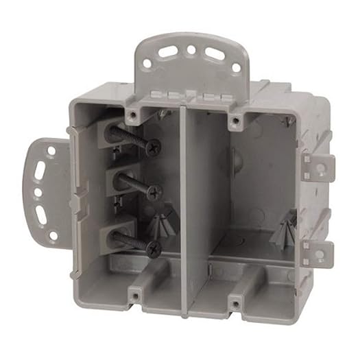 Southwire MSB1G One Gang Device Box with Depth Adjustable, Heavy Duty 42lb