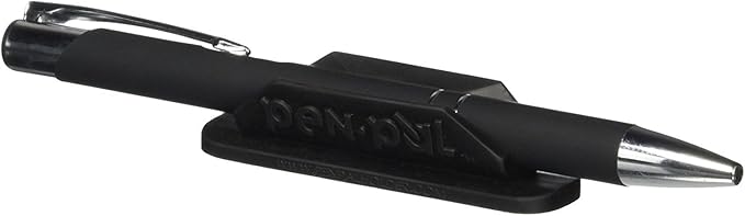 10 Pack Pen Pal Pen Holders, Black Only, Self Adhesive and Removeable