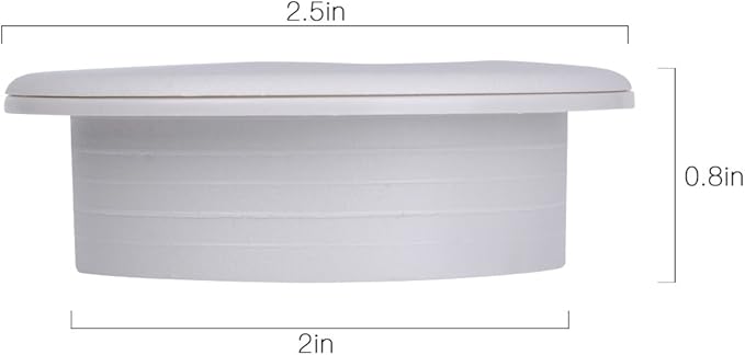 2" White Desk Grommet 2 inch for Desk Wire Pass Through, Drywall Cord Grommet 2 inch as Desk Cable Hole Cover (5 Pack)