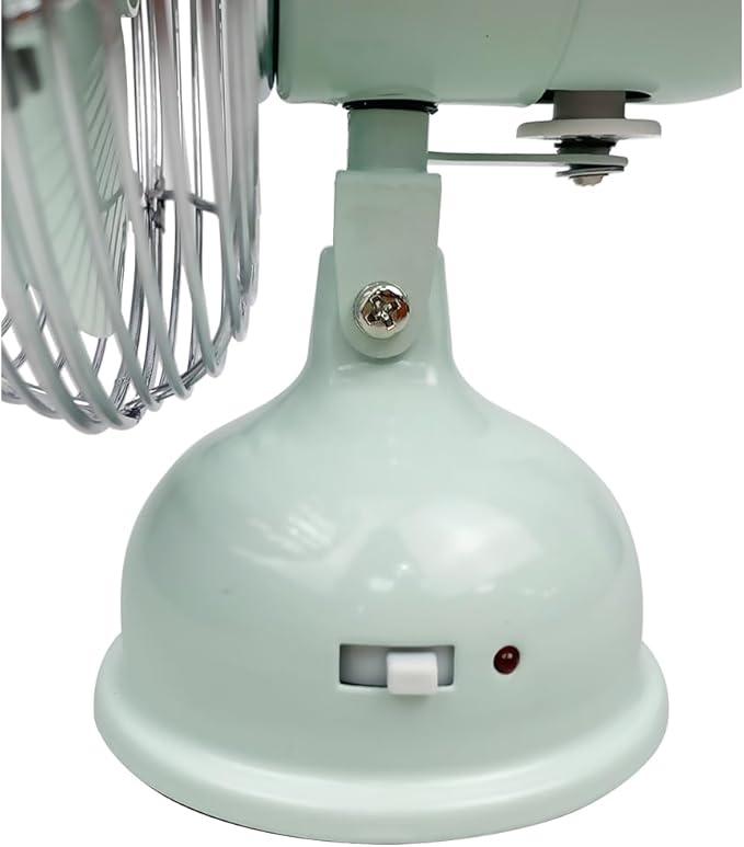 Good Housekeeping (92513) All-Metal USB-Powered 5" Oscillating Personal Fan (Breezewave)