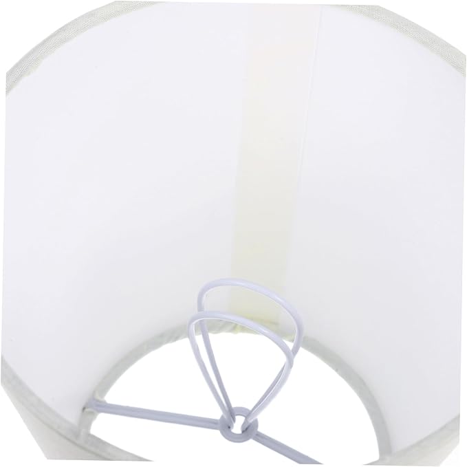 Kichvoe Cloth Lampshade Accessories 5.51X5.51X5.11In Small White Lamp Shade for Table Floor Pendant Lighting Decorative Cover