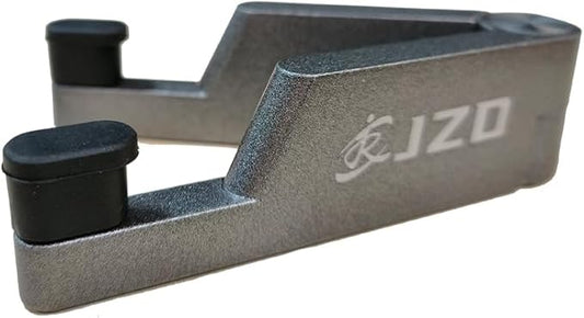 JZD Multi-Functional Metal Cell Phone Stand, Adjustable Viewing Angle, Non-Slip Base for Desk, Compatible with All Smartphones & Tablets