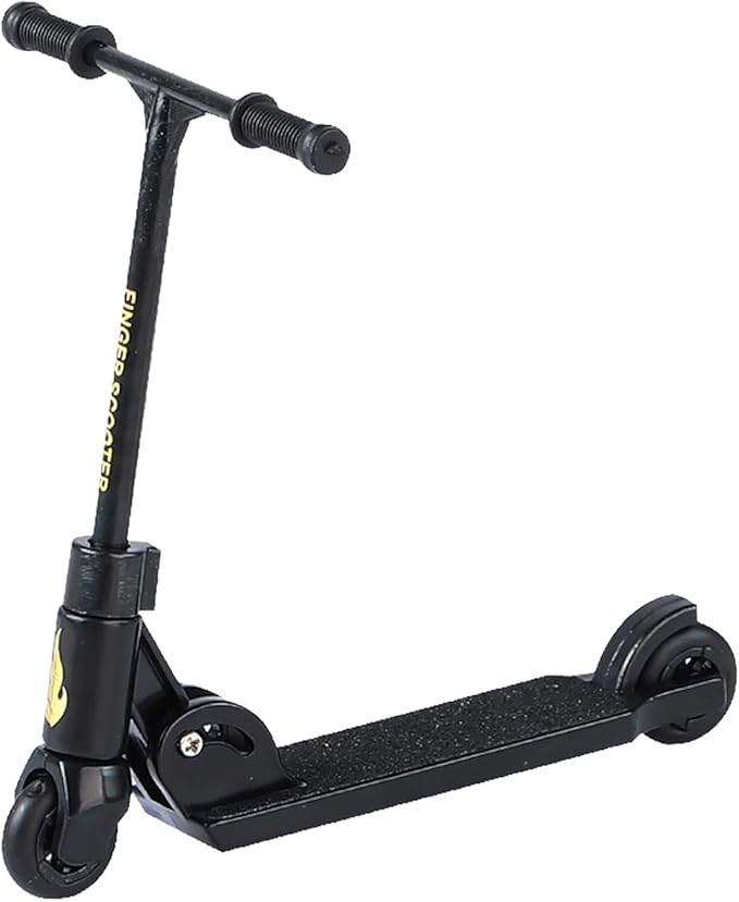 Black T-Head Finger Scooter, Stress Relief Desk Gadget for Skate Fans and Office Workers, Precision Control for Smooth Tricks and Focus
