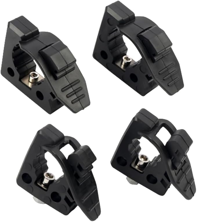 HIGH FLYING Car Molle Panel Cargo Rack Shelf Quick Fist Clamps Mounting Tool Accessories (Kit of 4pcs)