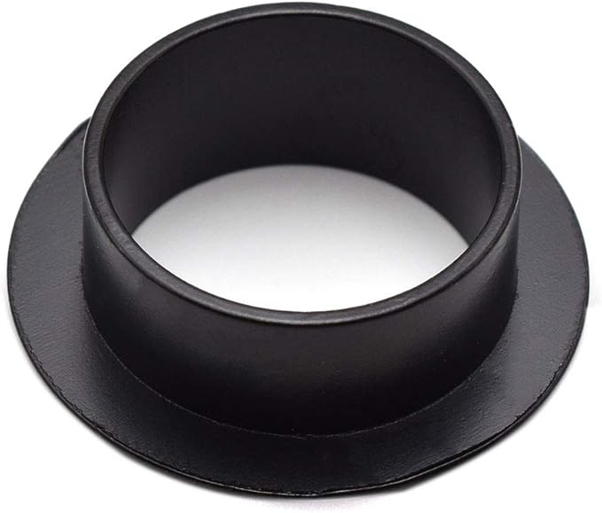 1 Inch(25mm) Zinc Alloy Desk Hole Cover Grommets Black Wire Cord Cable Organizer for Computer Desk Cabinet