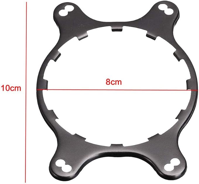 CPU Cooler Fan Bracket Heatsink Holder AM4 Mounting Bracket Kit for Corsair Hydro Series H45 H55 H60 H75 (Black)