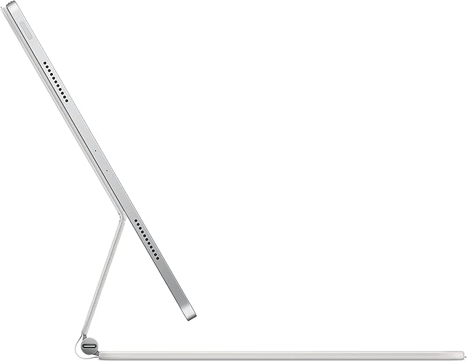 Apple Magic Keyboard: iPad Keyboard and case for iPad Pro 12.9 inch (3rd, 4th, 5th and 6th gen) and iPad Air (M2), Great Typing Experience, Built-in trackpad, Ukrainian - White