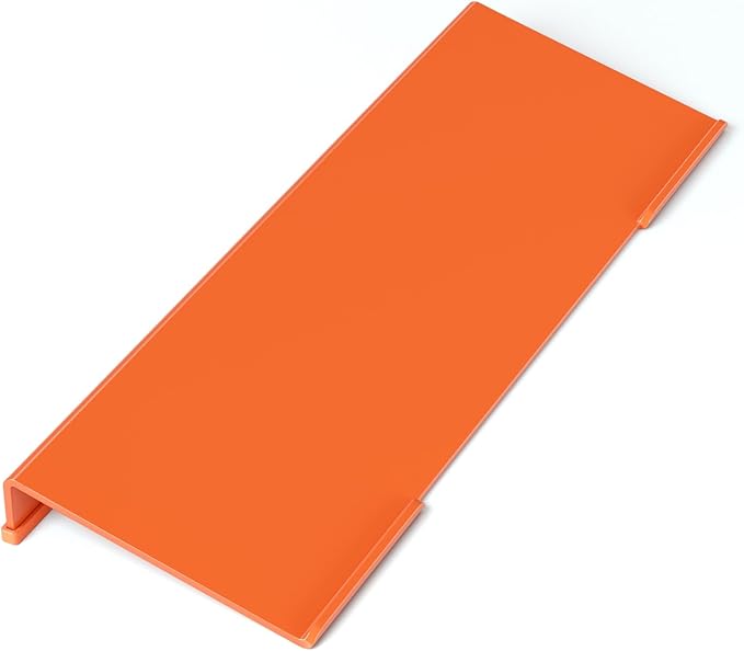 Computer Keyboard Stand Holder - Ergonomic Acrylic Keyboard Stand for Desktop Comfortable Keyboard Tray Riser with Silicone Anti-Slip Strip for Home School Office Desk Accessory, Orange
